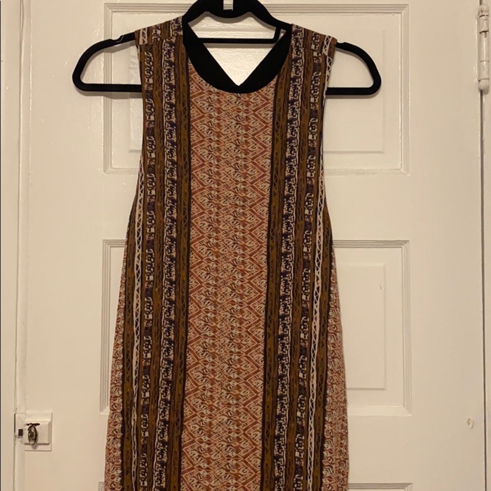 Long Bohemian Dress with open back